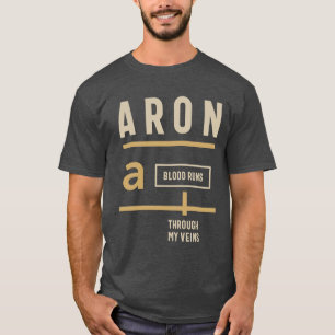 Camiseta Aron Personalizado Name