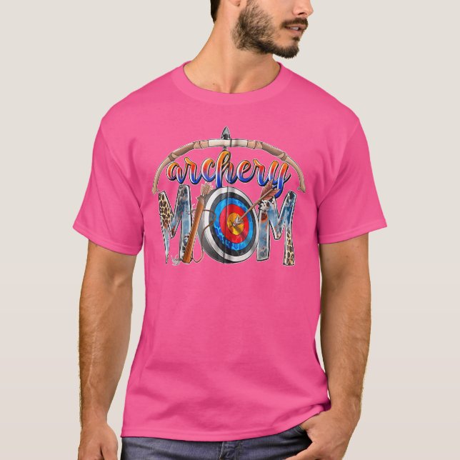 Camiseta Arqueira Mãe Arqueira Mama Caçadora com Arco Arque (Frente)