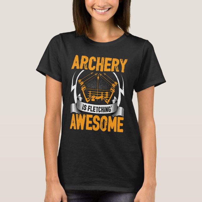 Camiseta Arqueiro   Arquearia É Fazer Flechas Arco de Fogo  (Frente)