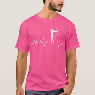 Camiseta Arqueiro Batimento Cardíaco Coração Arco de Arquea