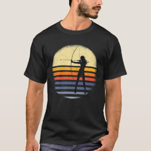 Camiseta Arqueiro de Arcos de Vintage com dificuldades