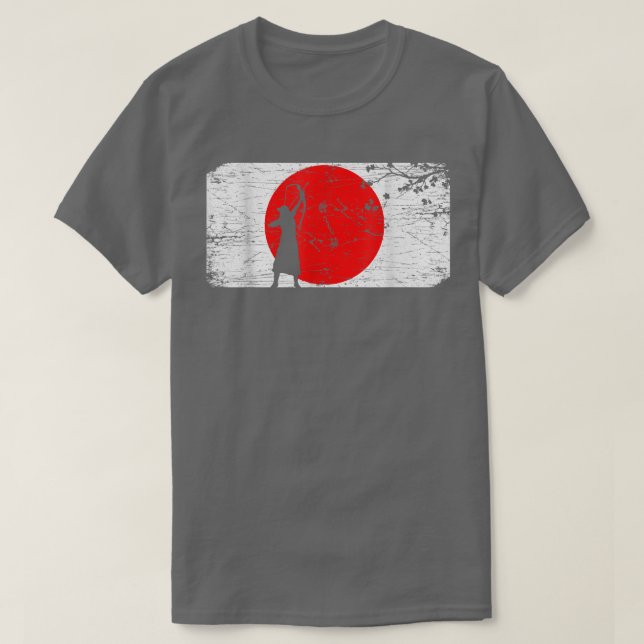 Camiseta Arqueiro de arcos japonês arco (Frente do Design)