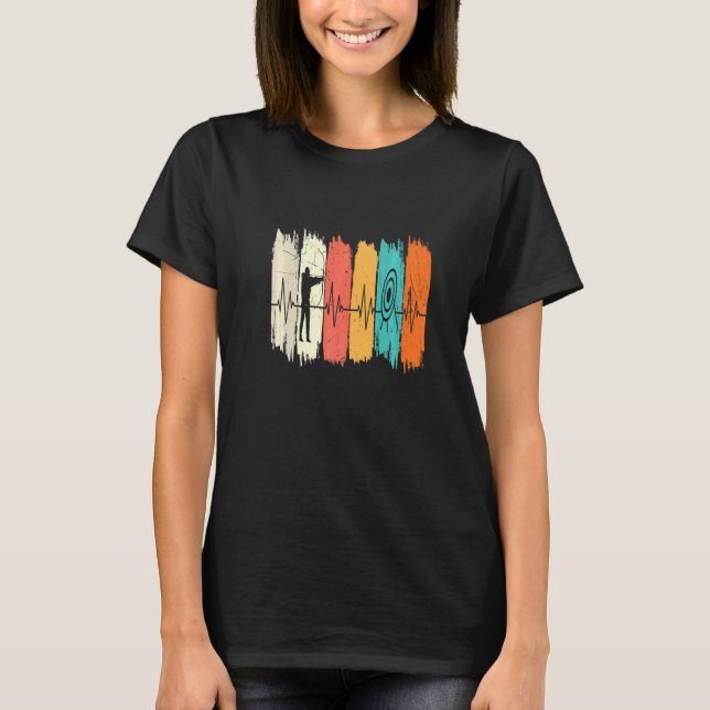 Camiseta Arqueiro De Pulso Com Arco E Alvo Para Arqueiros (Frente)