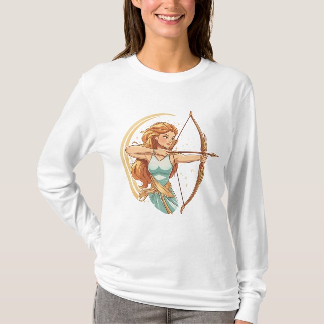 Camiseta Arqueiro Estelar de Sagitário (Frente)