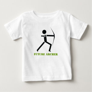 Camiseta Arqueiro futuro com seu preto do arco, tiro ao
