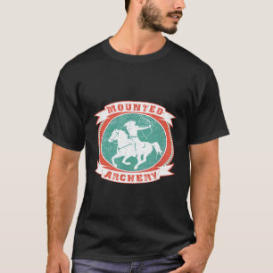 Camiseta Arqueiro Montado de Mulher Equestre