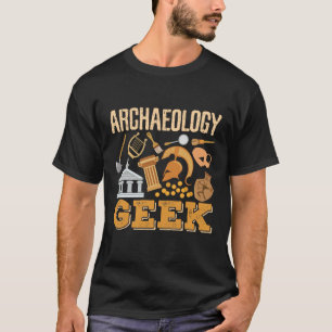 Camiseta Arqueologia Geek Professor Aluno Arqueólogo