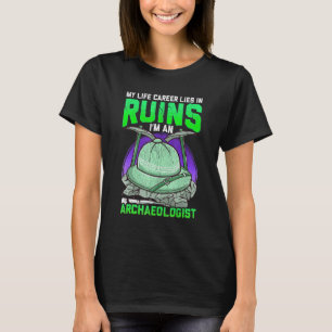 Camiseta Arqueologia Inspirou Arqueólogo Relacionado Fóssil