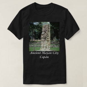 Camiseta Arqueológico da antiga cidade maia copan Honduras