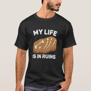 Camiseta Arqueologista Ancião em Arqueologia Cavando Seu