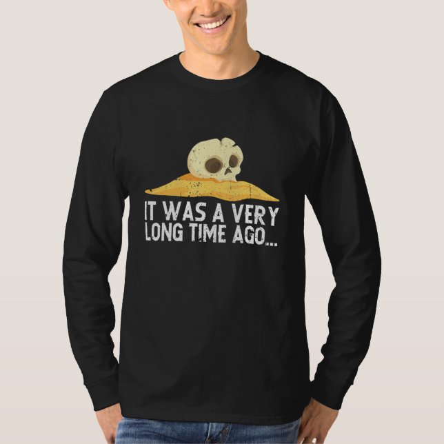 Camiseta Arqueologista Ancião em Arqueologia Cavando Seu (Frente)