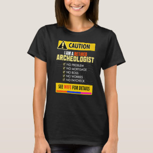Camiseta Arqueólogo Reformado Fantástico Veja Esposa Para M