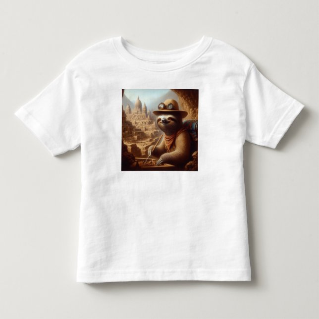 Camiseta Arqueólogo Sloth (Frente)