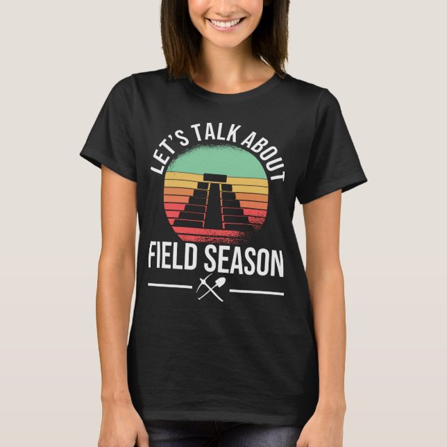 Camiseta Arqueology Vintage Field Season Arqueologista (Frente)