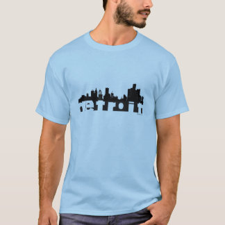 Camiseta Arquitectura da cidade de Detroit