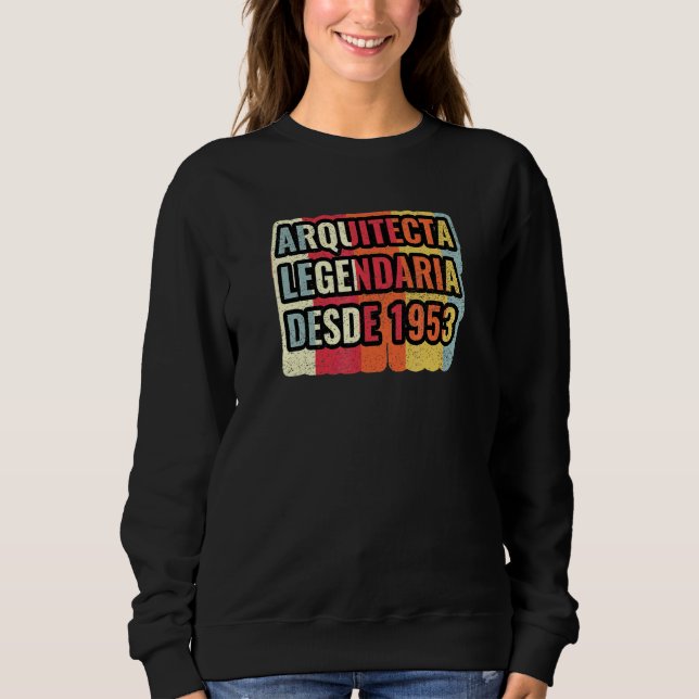 Camiseta Arquiteta Legendária Desde 1953   Arquiteto (Frente)