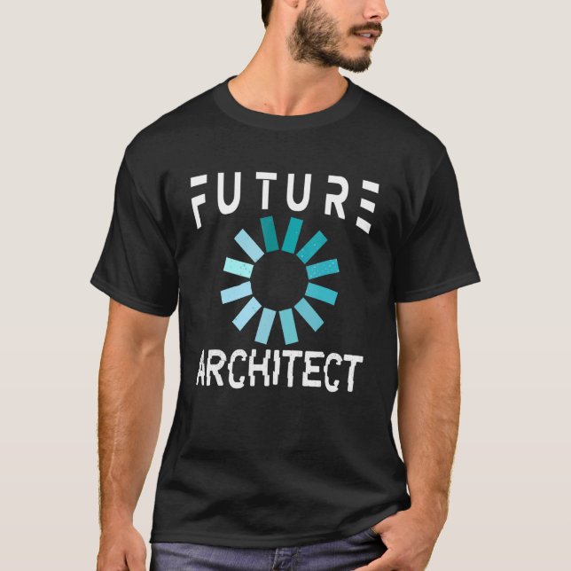 Camiseta Arquitetar futuro aluno de arquitetura (Frente)
