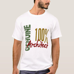 Camiseta Arquiteto 100% genuíno