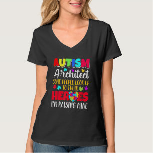 Camiseta Arquiteto Autismo algumas pessoas olham para seus 
