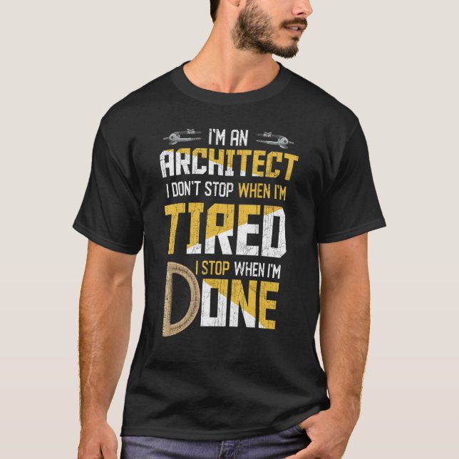 Camiseta Arquiteto baseado na arquitetura do arquiteto (Frente)