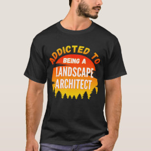 Camiseta Arquiteto De Paisagem Viciado No Landscape Store