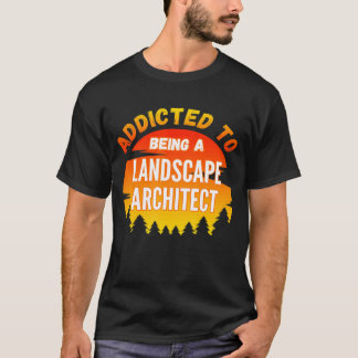 Camiseta Arquiteto De Paisagem Viciado No Landscape Store