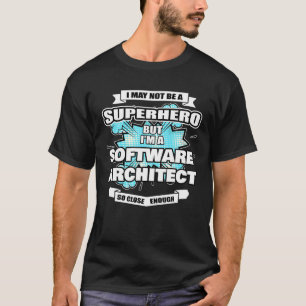 Camiseta Arquiteto de software e software de super-herói pa