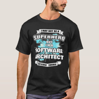 Camiseta Arquiteto de software e software de super-herói pa