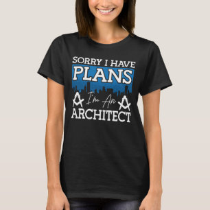 Camiseta Arquiteto Desculpe por ter Engenheiro de arquitetu