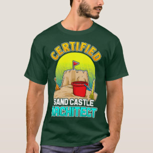 Camiseta Arquiteto do Castelo de Areia Certificado na Praia