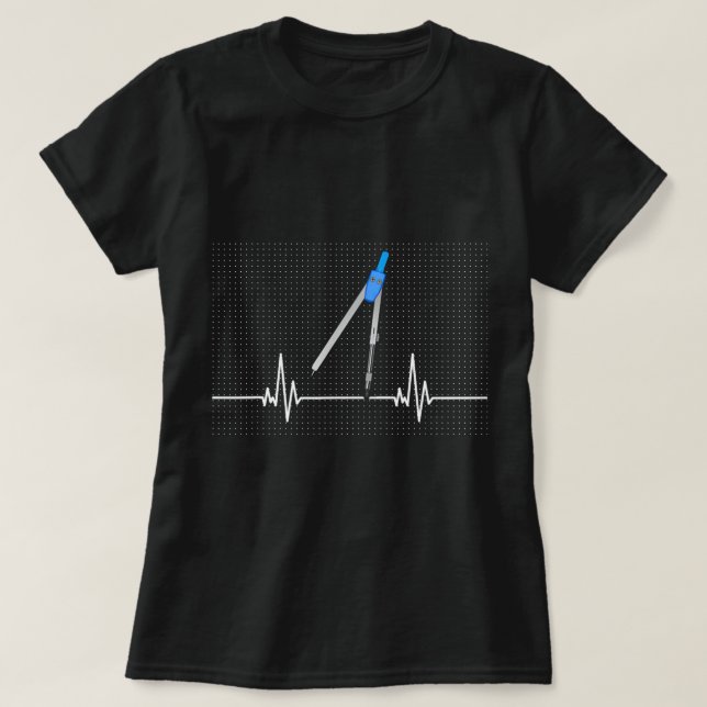 Camiseta Arquiteto do Círculo de Pulso do Arquiteto (Frente do Design)