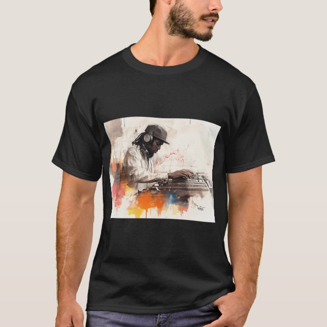 Camiseta Arquiteto do Ritmo Urbano - Mixer da Cidade Analóg (Frente)