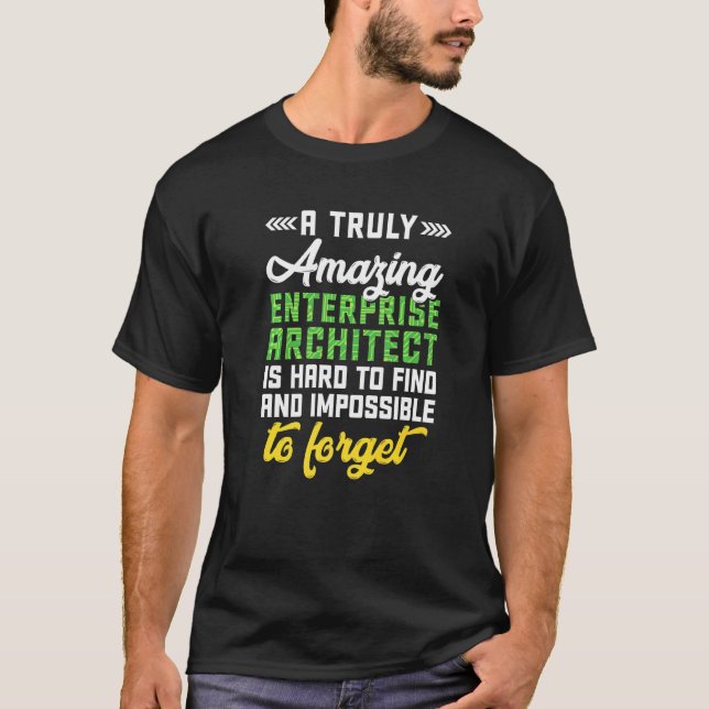 Camiseta Arquiteto empresarial incrível Da (Frente)