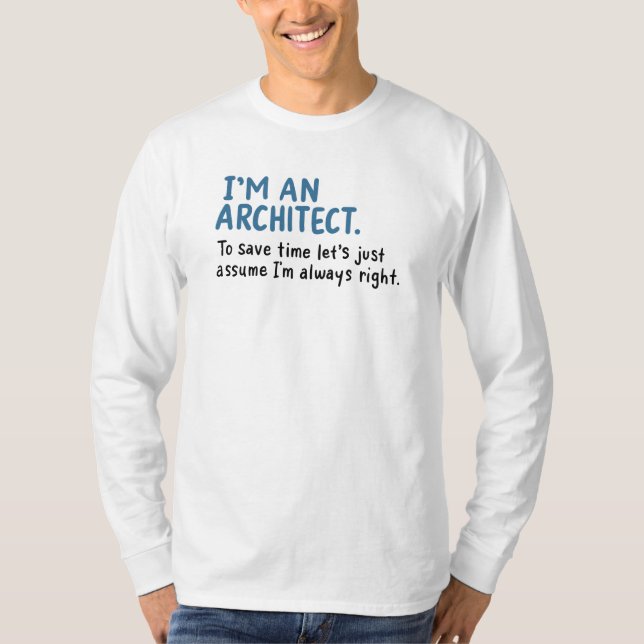 Camiseta Arquiteto - Eu Sou Um Arquiteto (Frente)