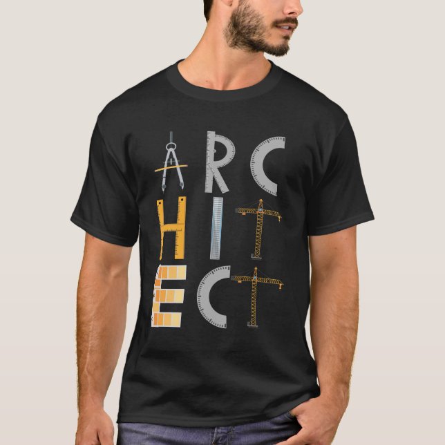 Camiseta Arquiteto oferece alunos de arquitetura (Frente)