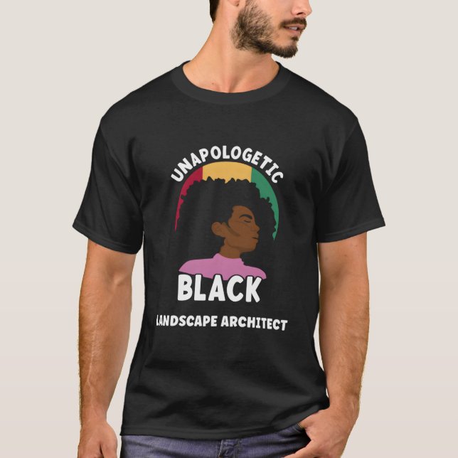 Camiseta Arquiteto Paisagista Afro Junent sem Desculpas (Frente)