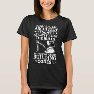 Camiseta Arquiteto Residencial Eu Sempre Acompanho O Bacalh