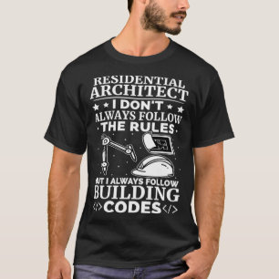 Camiseta Arquiteto Residencial Eu Sempre Acompanho O Bacalh