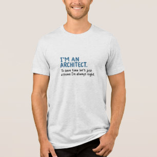 Camiseta Arquiteto - Sou arquiteto