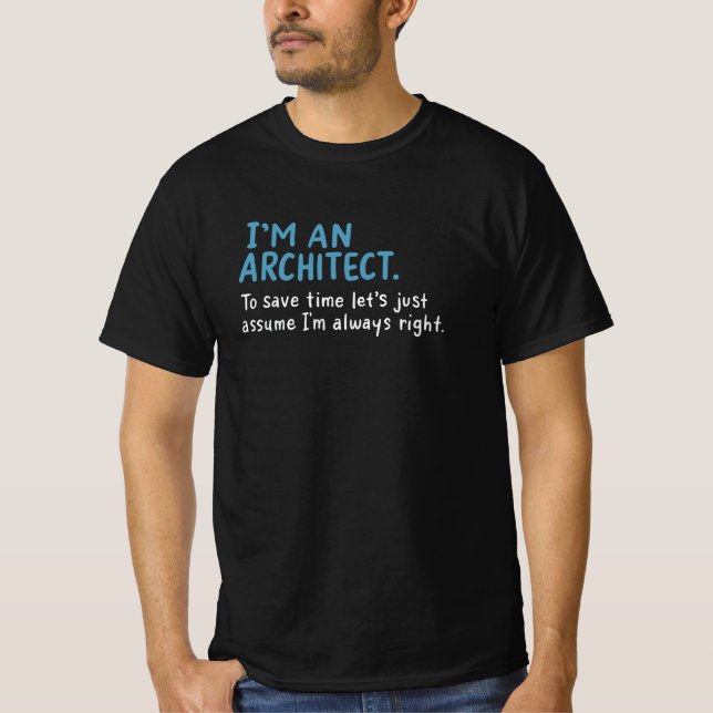 Camiseta Arquiteto - Sou arquiteto (Frente)