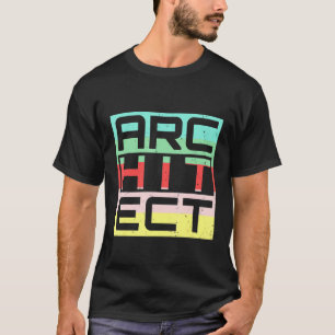 Camiseta Arquitetos dimensionam arquiteturas de régua Arqui