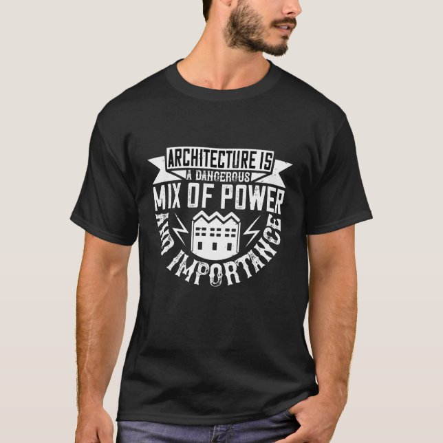Camiseta Arquitetura - A Arquitetura É Uma Combinação (Frente)