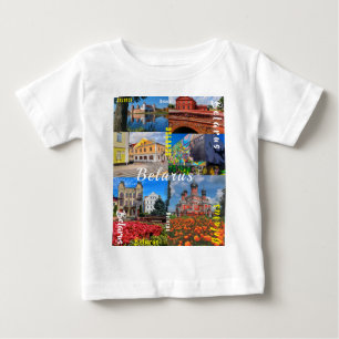 Camiseta Arquitetura de Belarus Minsk Grodno Pinsk Borisov