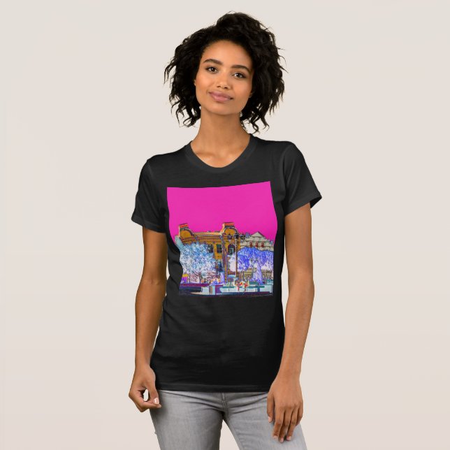 Camiseta Arquitetura de Grodno Belarus (Frente Completa)