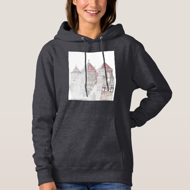 Camiseta Arquitetura do Castelo de Belarus Mir (Frente)