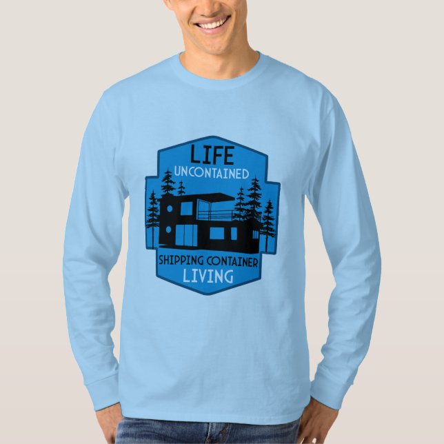 Camiseta Arquitetura do contêiner de remessa (Frente)