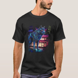 Camiseta Arquitetura do Lobo na China Art - Lobo do Motif A