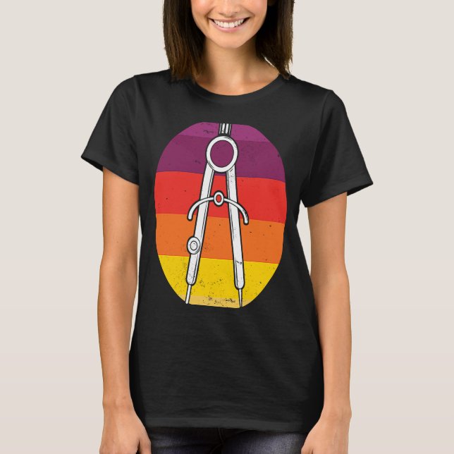 Camiseta Arquitetura I Compass I Retro Architect (Frente)