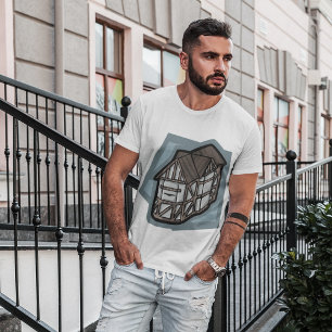 Camiseta Arquitetura Medieval do Quirky Tudor House