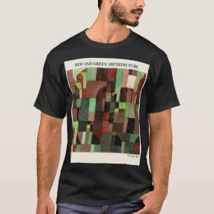 Camiseta ARQUITETURA VERDE E VERDE por Paul Klee, Abstrato